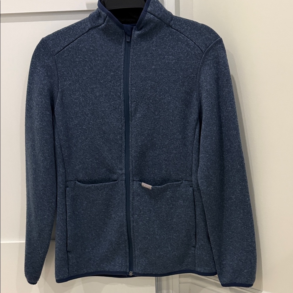 Figs Blue Full-Zip Jacket
